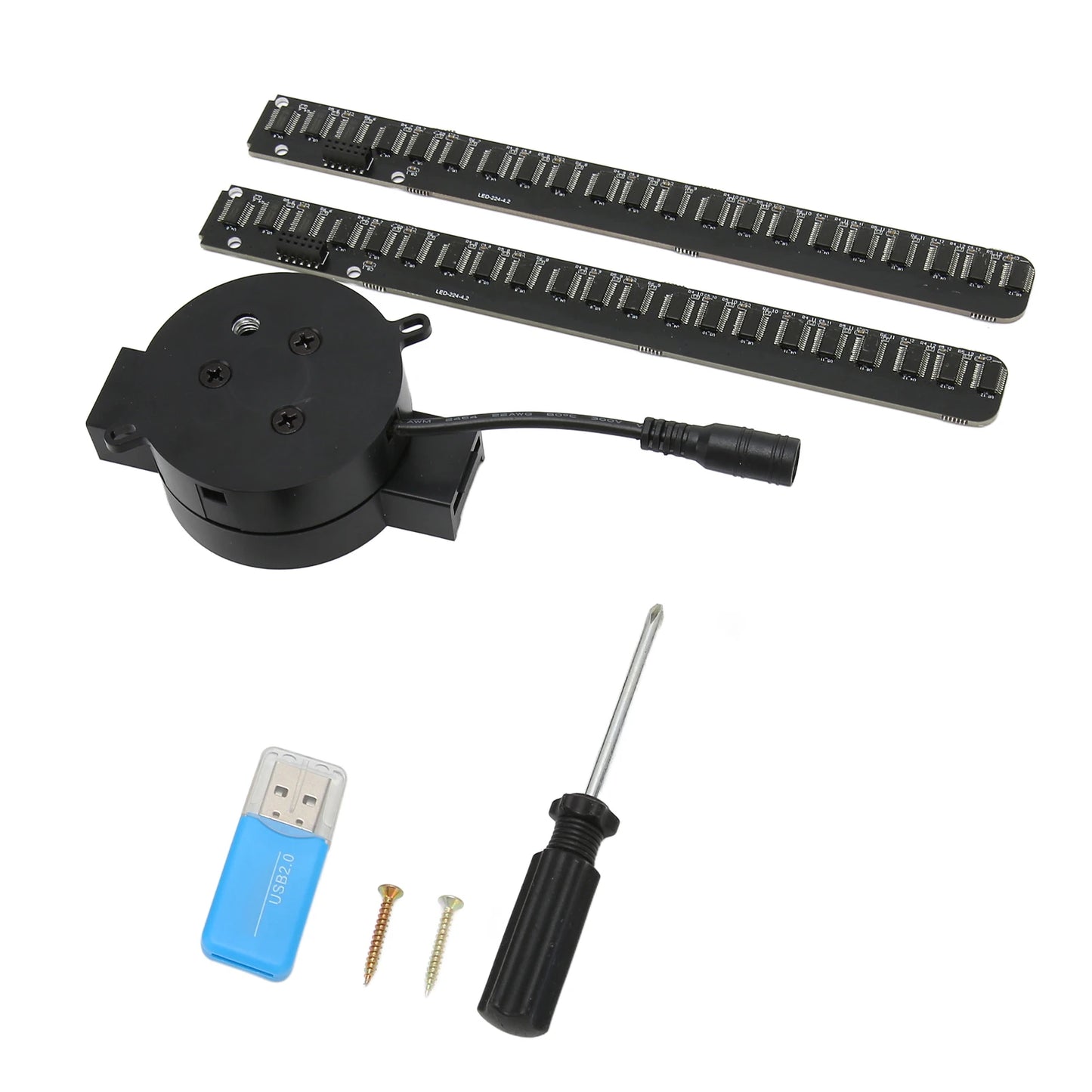 3D Hologram Fan 16.5in 2000x224 WiFi 3D Projector with 224 LED Light Beads for Business Store Advertising